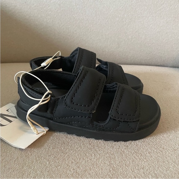 ZARA RUBBERIZED SANDALS - Picture 7 of 10